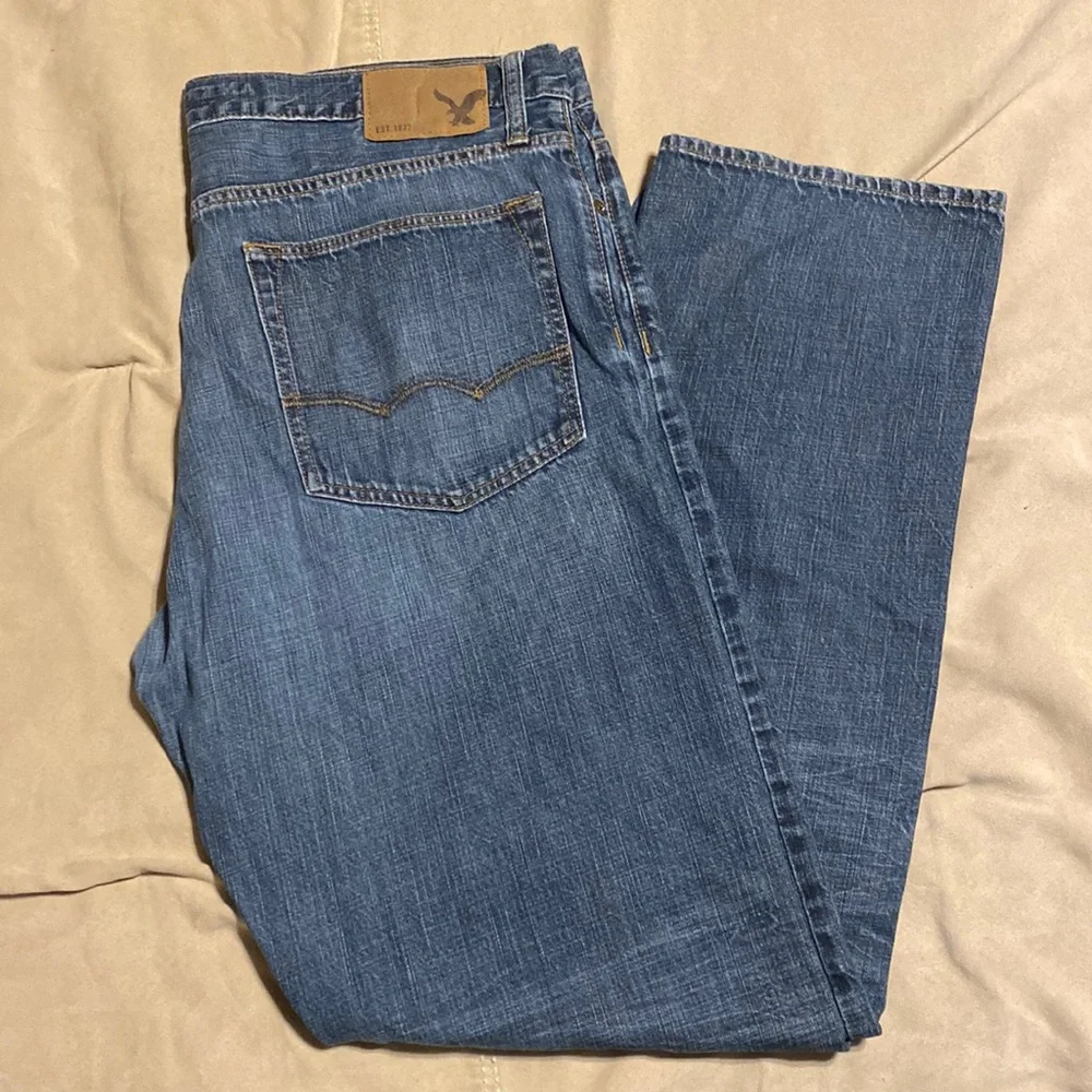 American Eagle Relaxed Straight Jeans- Mens - Picture 1 of 5
